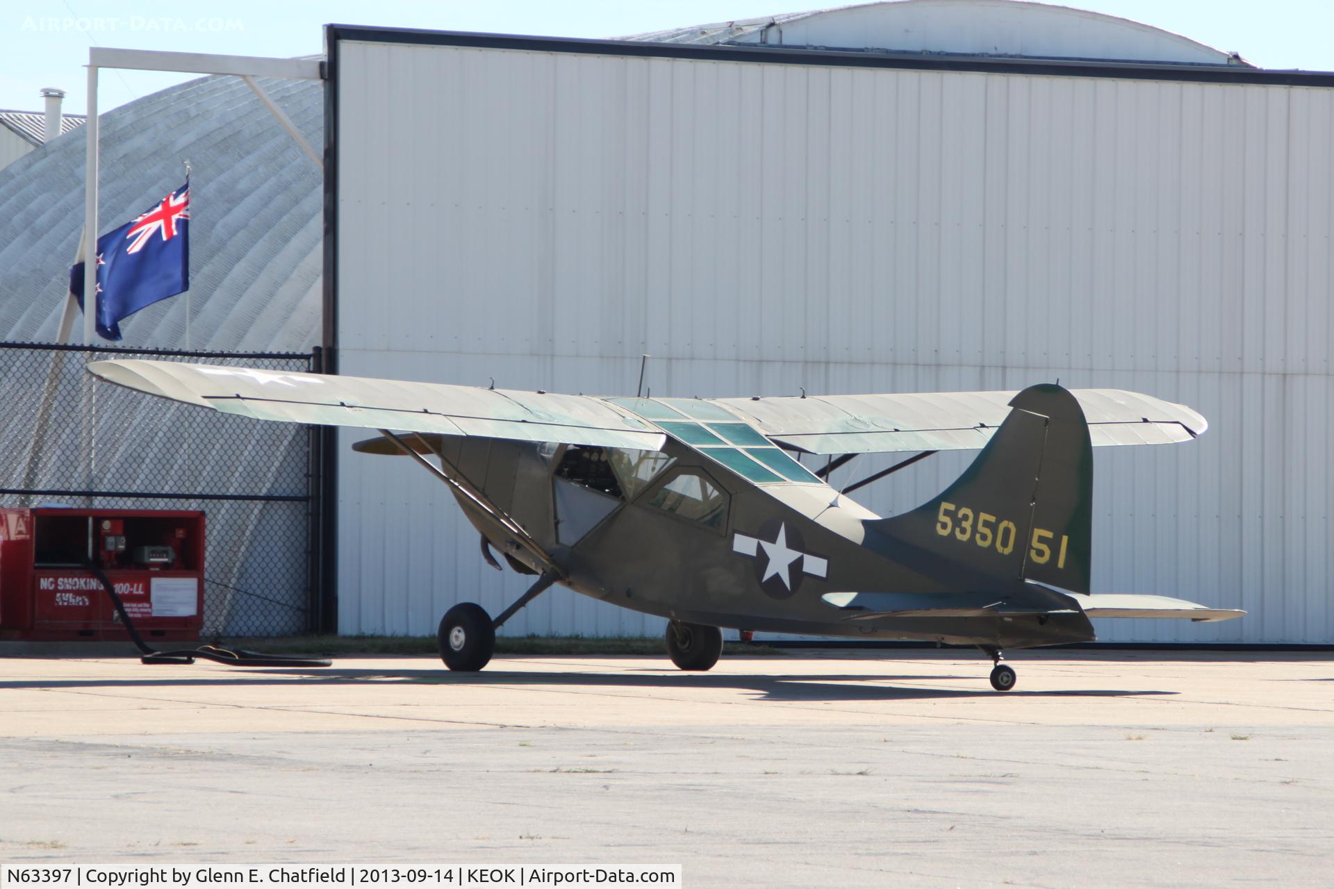 N63397, 1946 Stinson L-5G Sentinel C/N 76-4634, At the L-Bird Fly-in