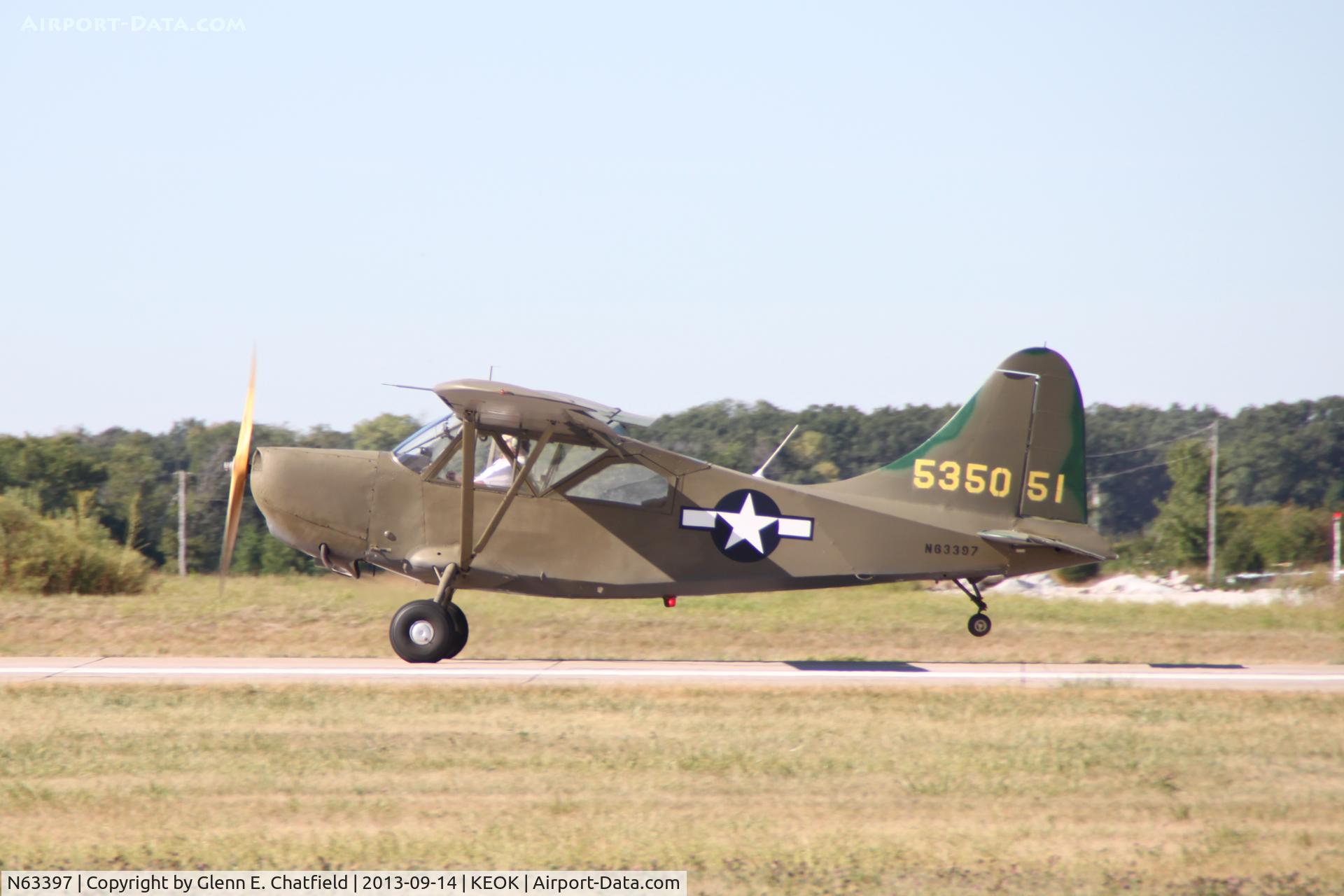 N63397, 1946 Stinson L-5G Sentinel C/N 76-4634, At the L-Bird Fly-in