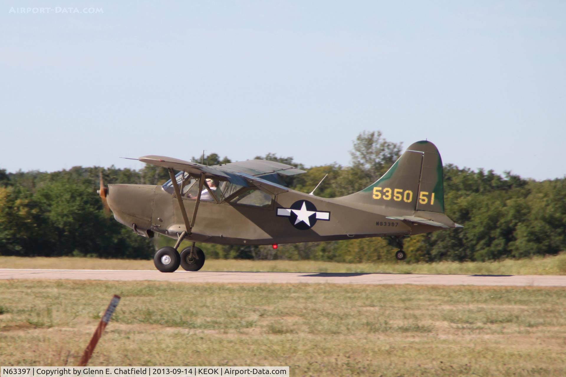 N63397, 1946 Stinson L-5G Sentinel C/N 76-4634, At the L-Bird Fly-in