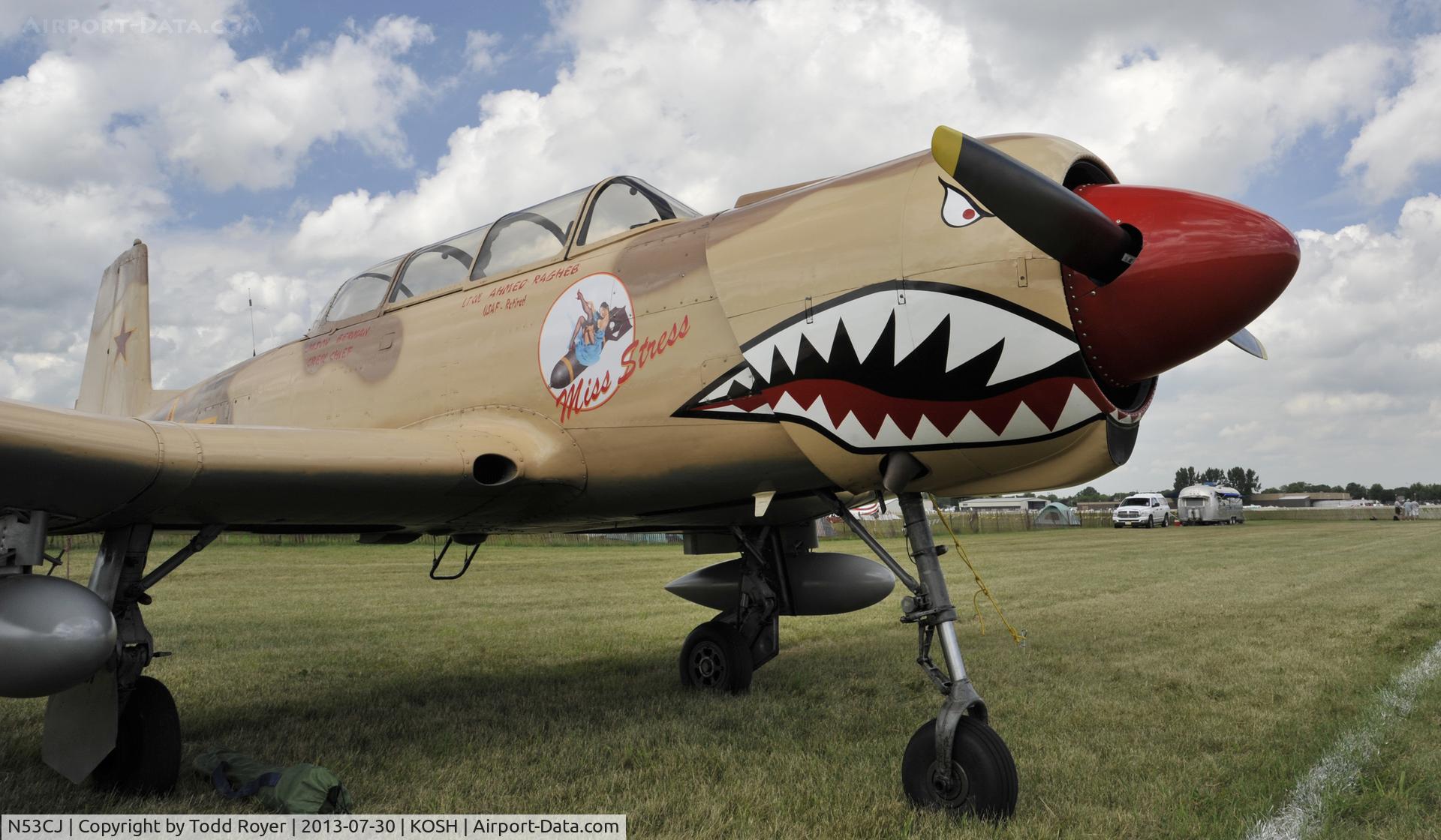 N53CJ, 1972 Nanchang CJ-6A C/N 2432062, Airventure 2013