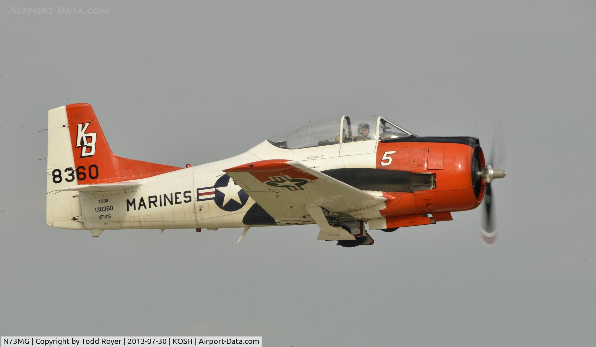 N73MG, 1954 North American T-28B Trojan C/N 200-431, Airventure 2013