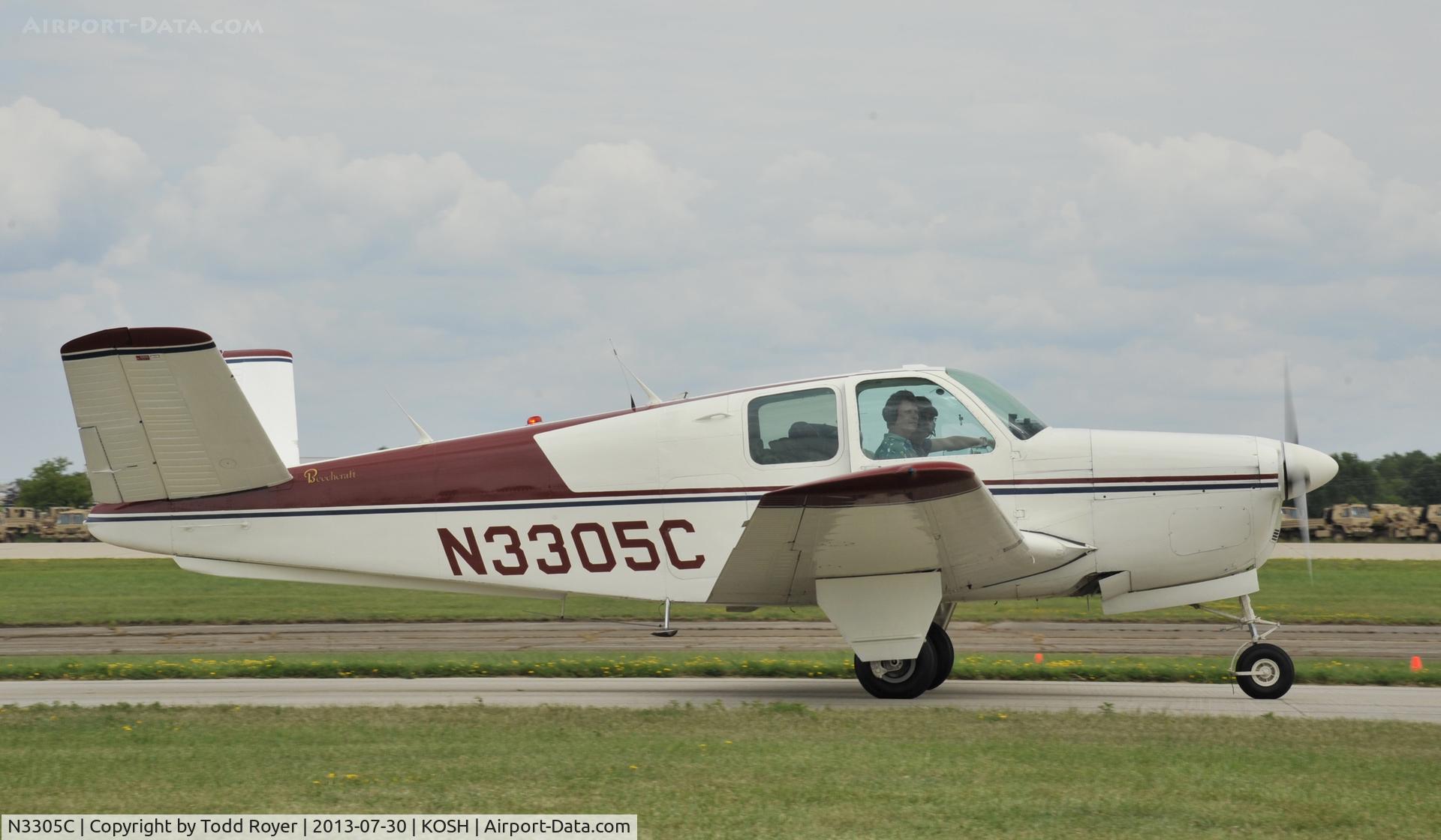 N3305C, 1954 Beech E35 C/N D3971, Airventure 2013