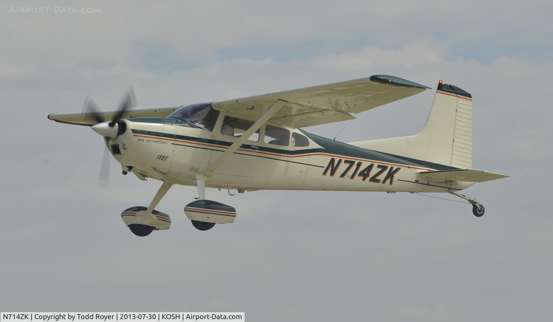 N714ZK, 1985 Cessna A185F Skywagon 185 C/N 18504440, Airventure 2013