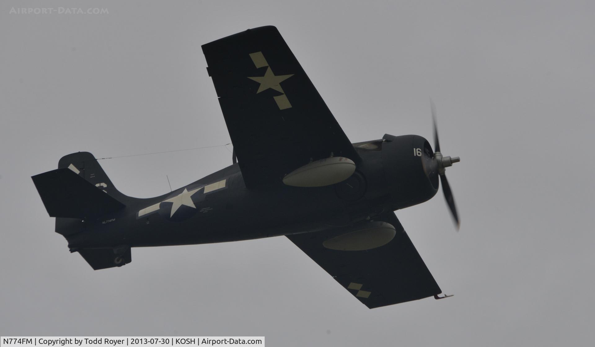 N774FM, General Motors (Grumman) FM-2 Wildcat C/N 5832, Airventure 2013