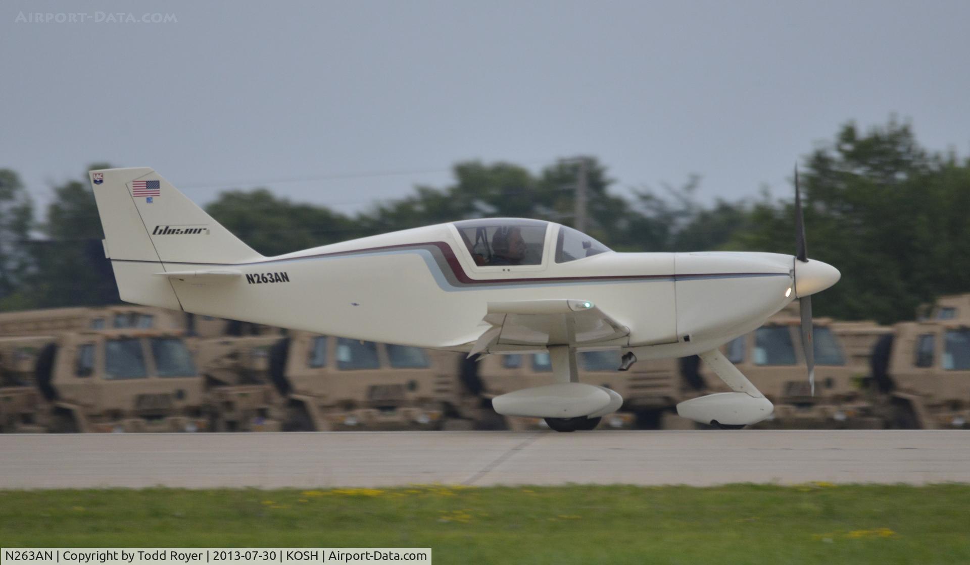 N263AN, 1985 Stoddard-Hamilton Glasair Super II FT C/N 544, Airventure 2013