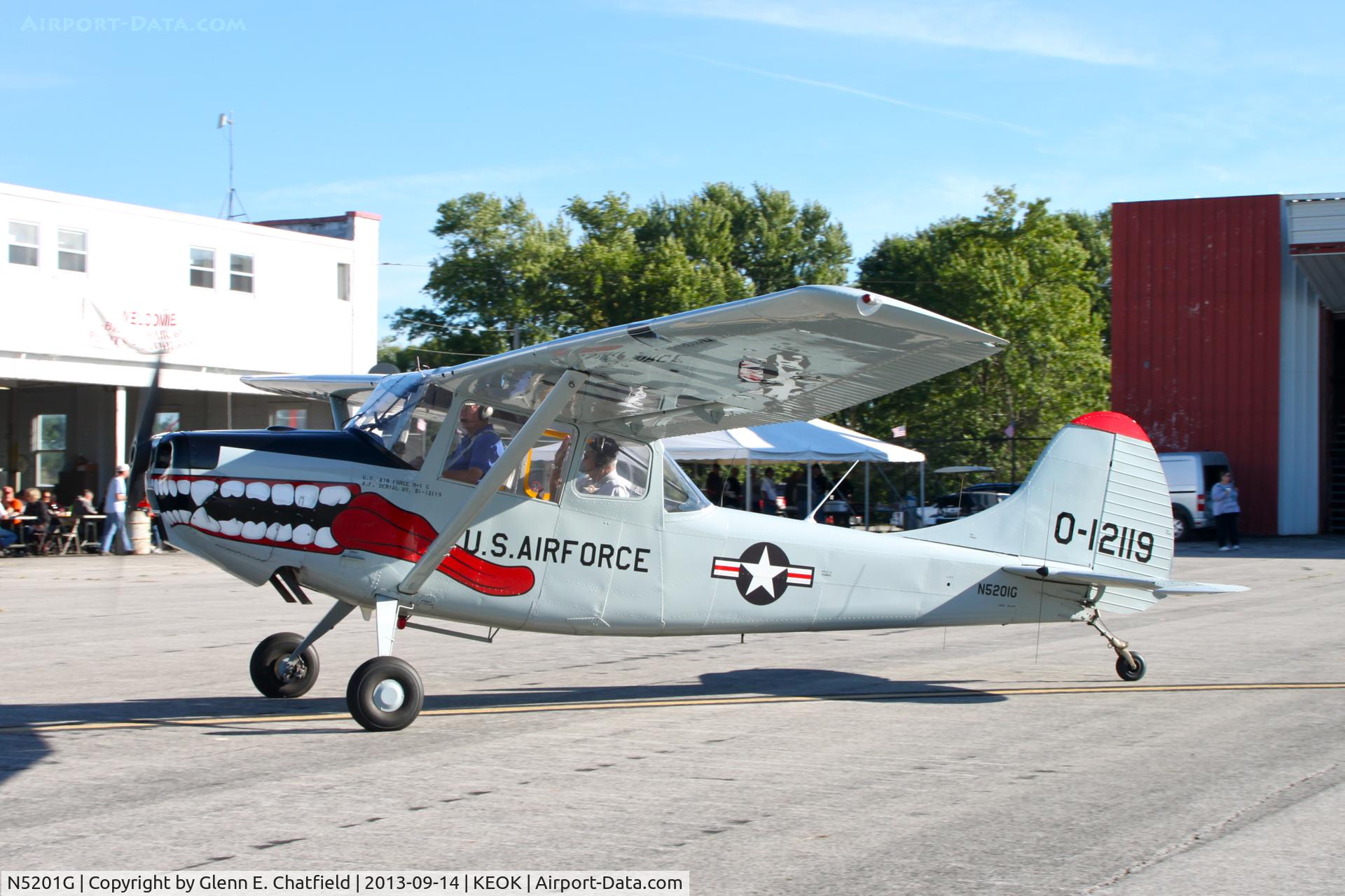 N5201G, Cessna 305A C/N 22433, At the L-Bird fly in
