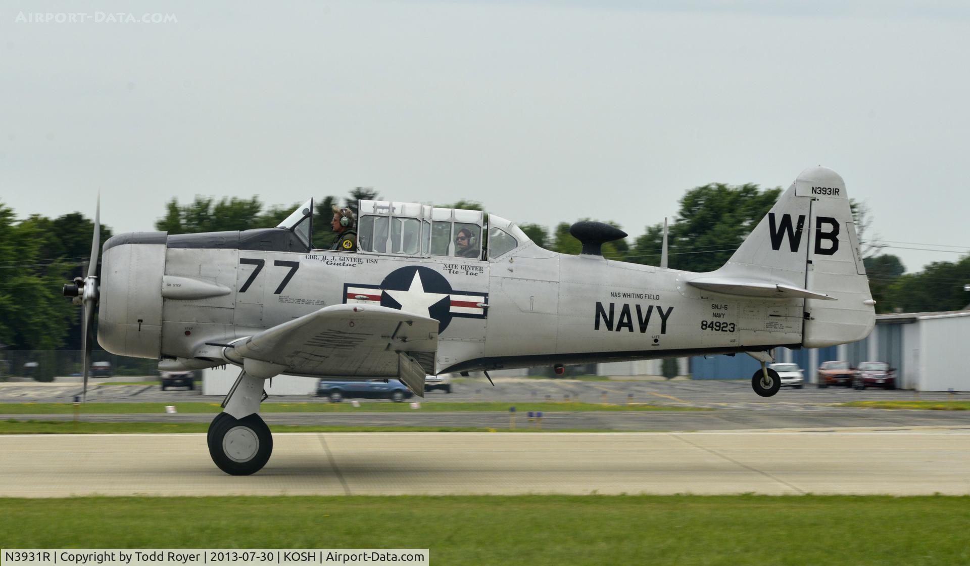 N3931R, North American AT-6B Texan C/N 84-923, Airventure 2013