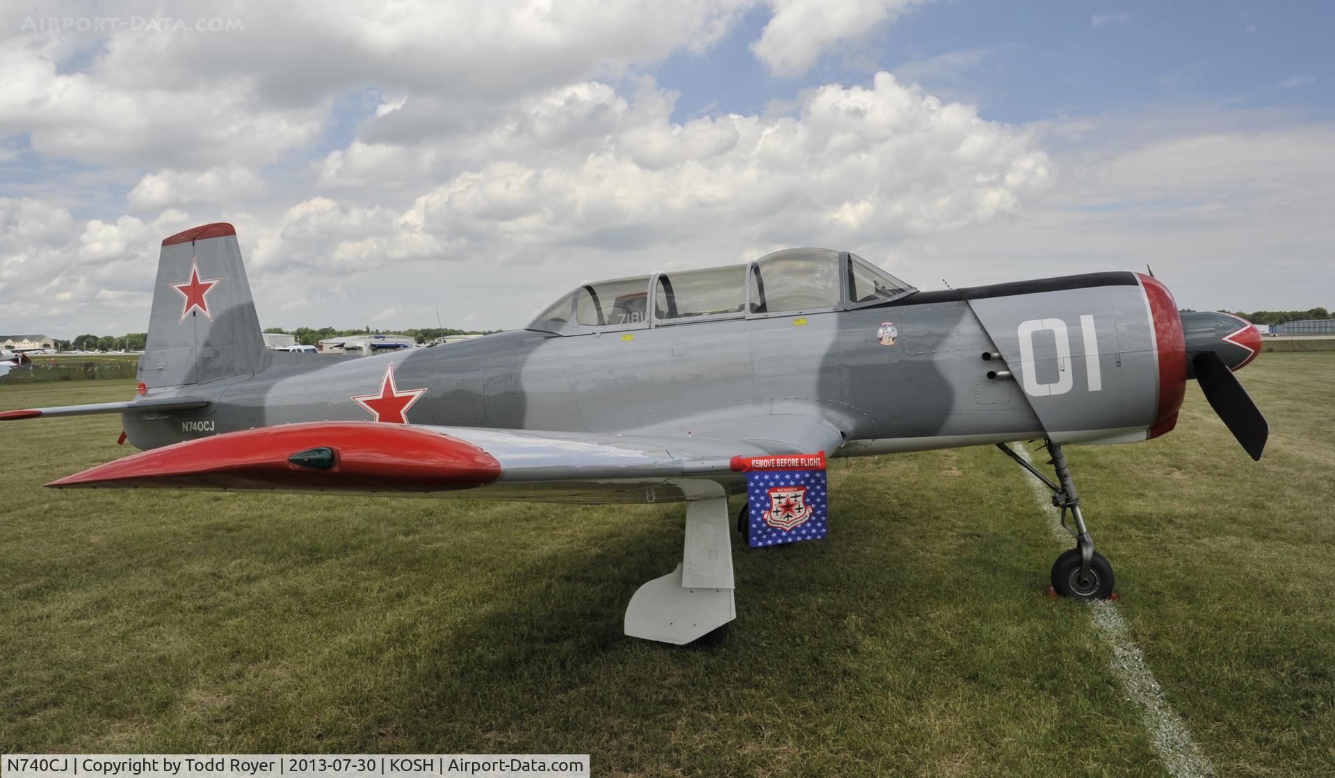 N740CJ, 1989 Nanchang CJ-6A C/N 4532013, Airventure 2013