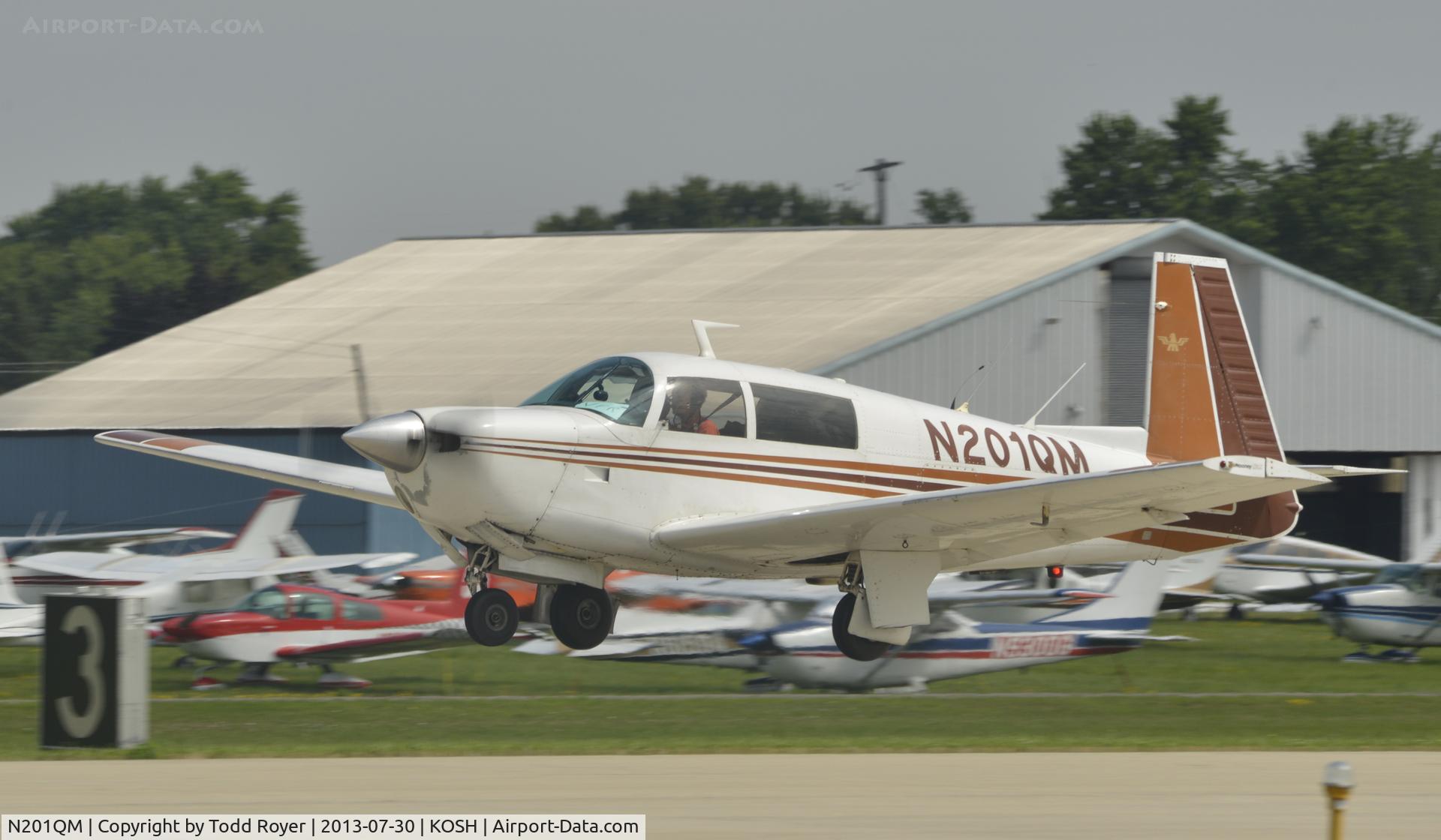 N201QM, 1977 Mooney M20J 201 C/N 24-0339, Airventure 2013