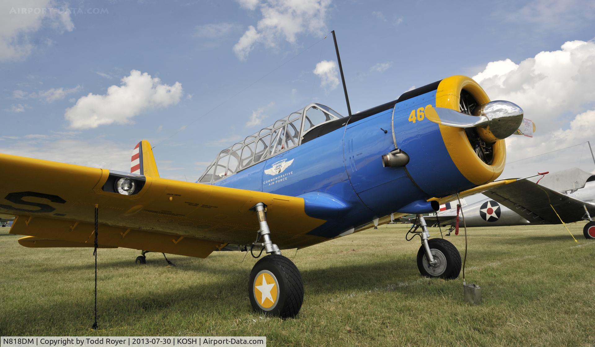 N818DM, 1943 Consolidated Vultee BT-13A C/N 9642, Airventure 2013