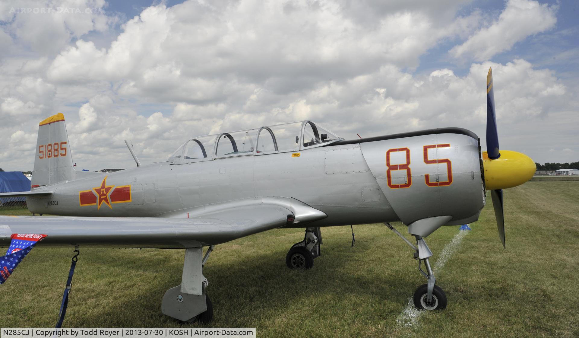 N285CJ, 1965 Nanchang CJ-6 C/N 1232003, Airventure 2013