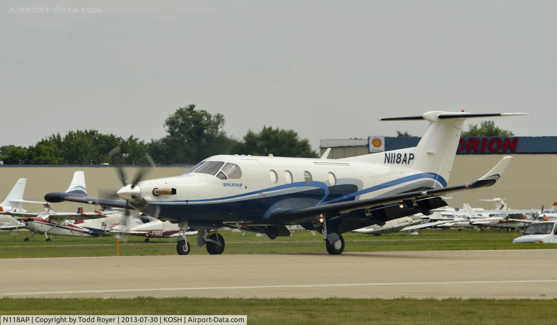N118AP, 1997 Pilatus PC-12/45 C/N 175, Airventure 2013