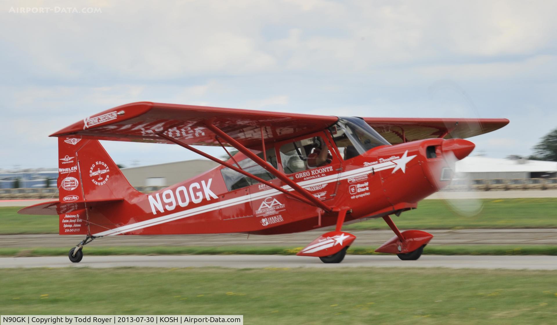N90GK, American Champion 8KCAB Decathlon C/N 1092-2009, Airventue 2013