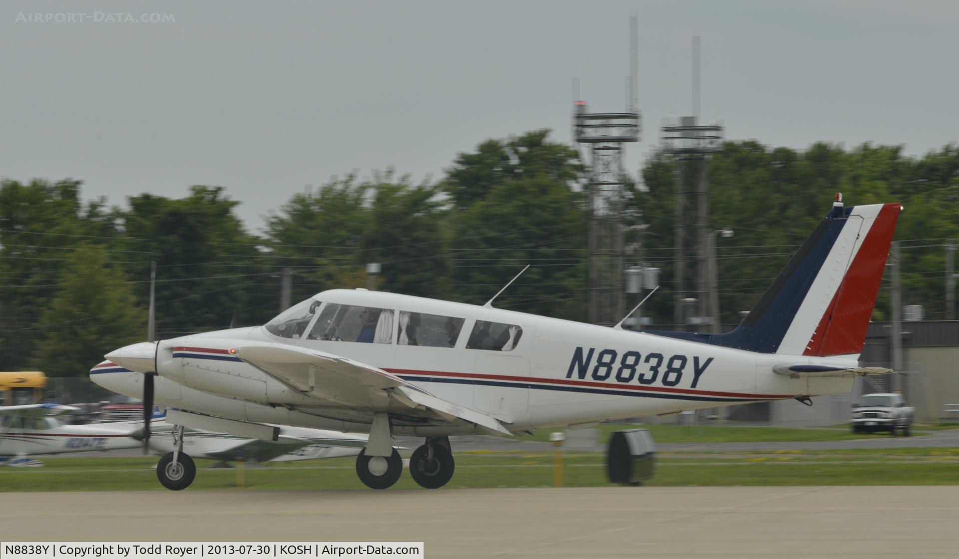 N8838Y, 1969 Piper PA-30 Twin Comanche C/N 30-1993, Airventure 2013