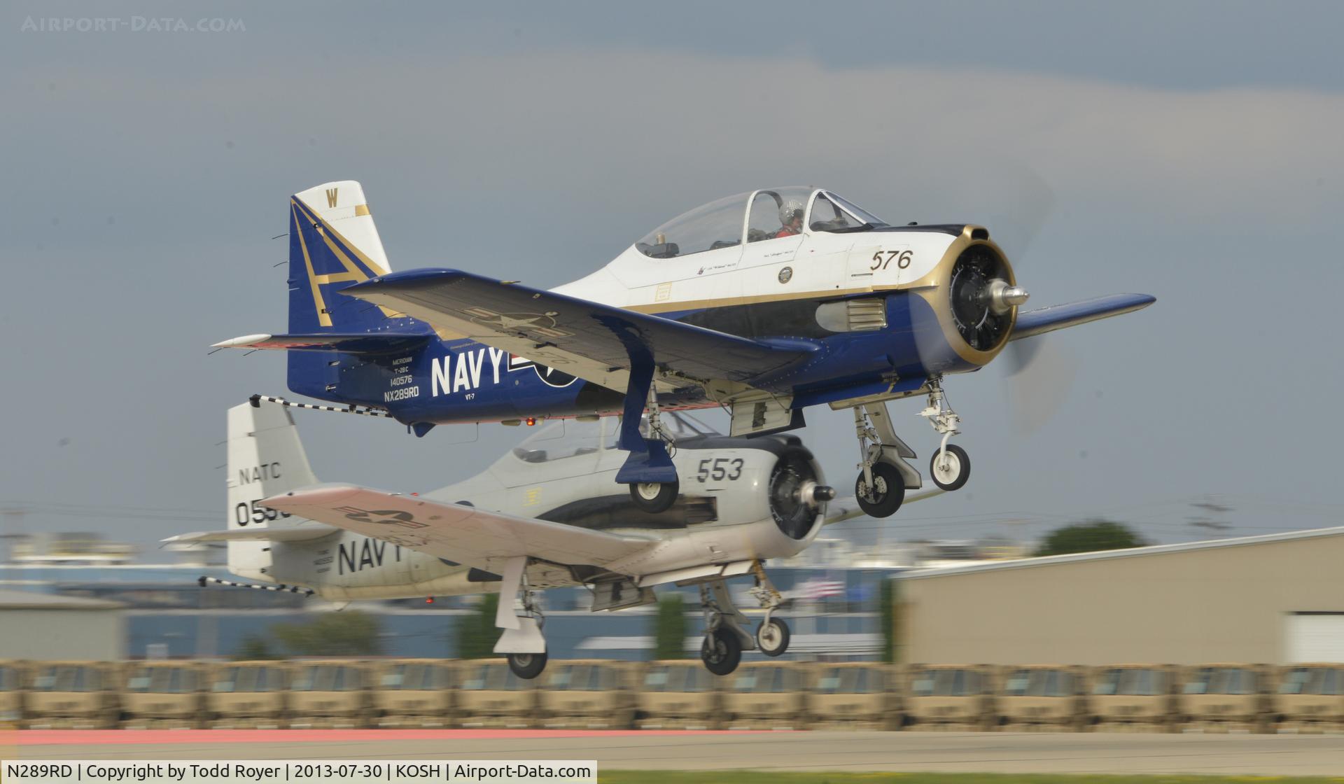 N289RD, 1956 North American T-28C Trojan C/N 226-153, Airventure 2013