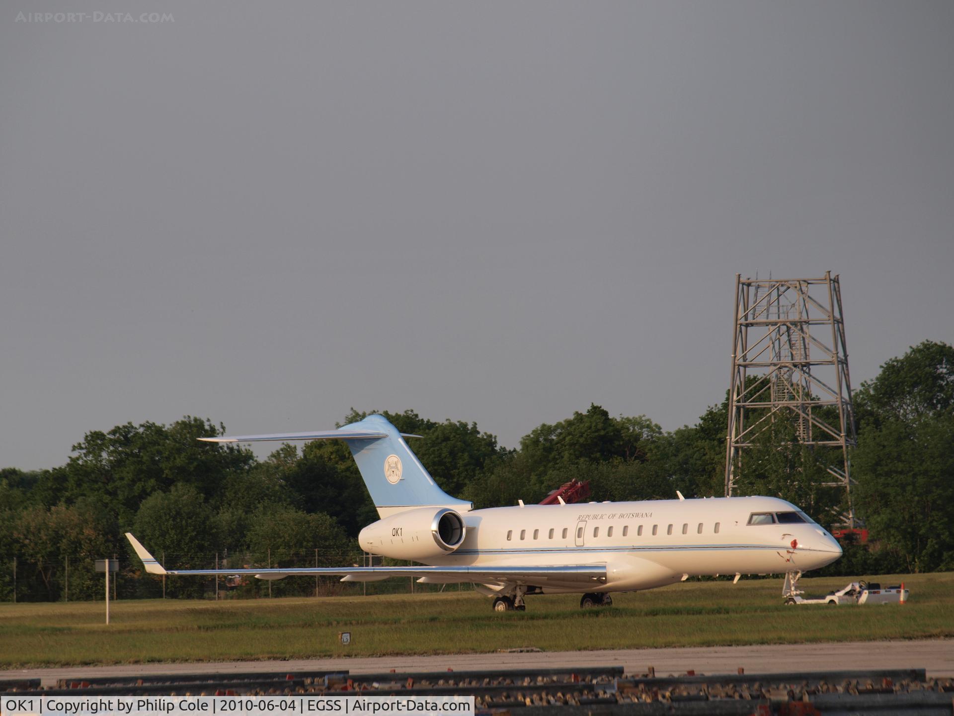 OK1, 2009 Bombardier BD-700-1A10 Global Express XRS C/N 9259, Botswana Defence Force VIP Sqn