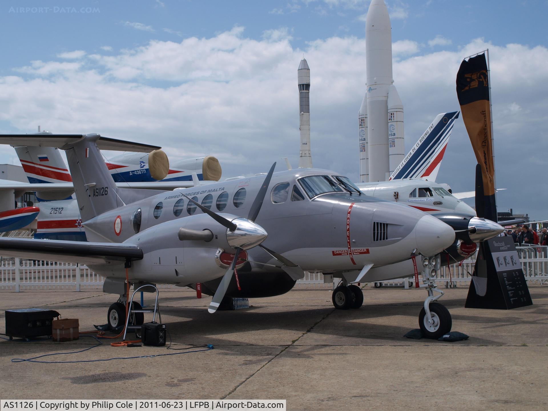 AS1126, 2010 Hawker Beechcraft B200 King Air C/N BB-2016, Paris Tradeshow 2011