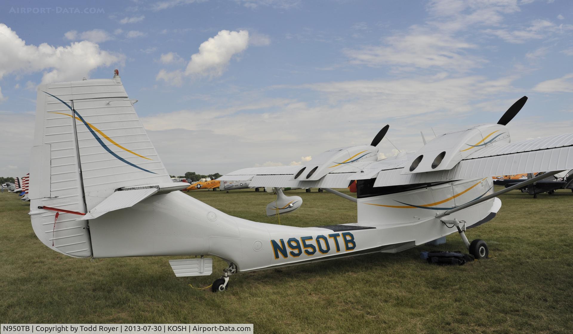 N950TB, 1980 STOL Aircraft UC-1 Twin Bee C/N 020, Airventure 2013