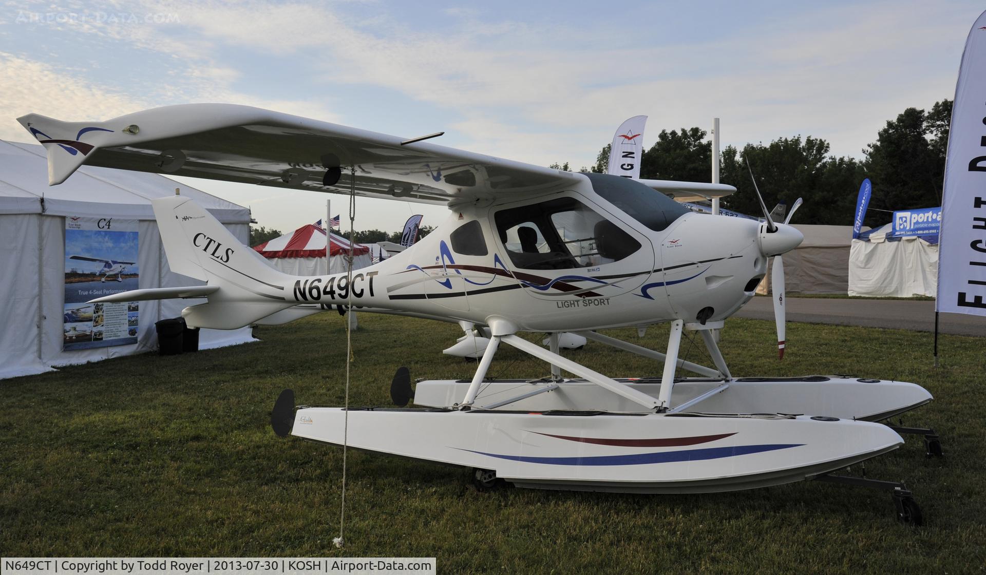 N649CT, 2012 Flight Design CTLS C/N F-11-10-08, Airventure 2013