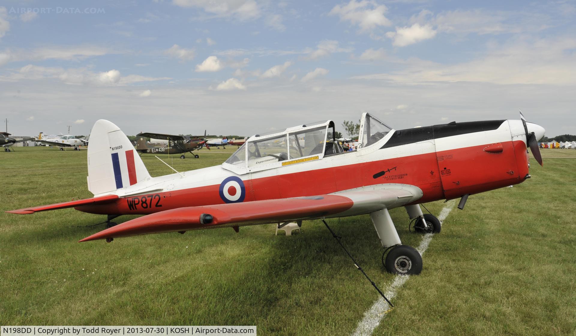 N198DD, 1952 De Havilland DHC-1 Chipmunk T.10 C/N DH8660, Airventure 2013