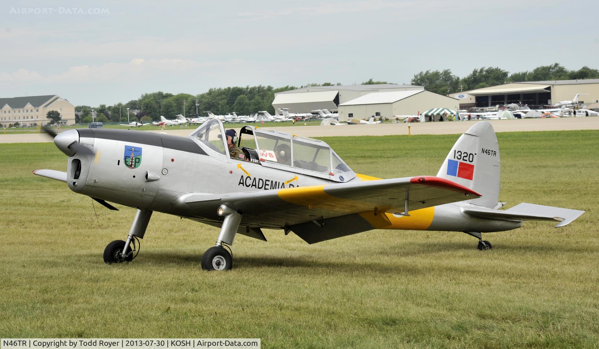 N46TR, 1955 De Havilland Canada DHC-1 Chipmunk C/N 1320, Airventure 2013
