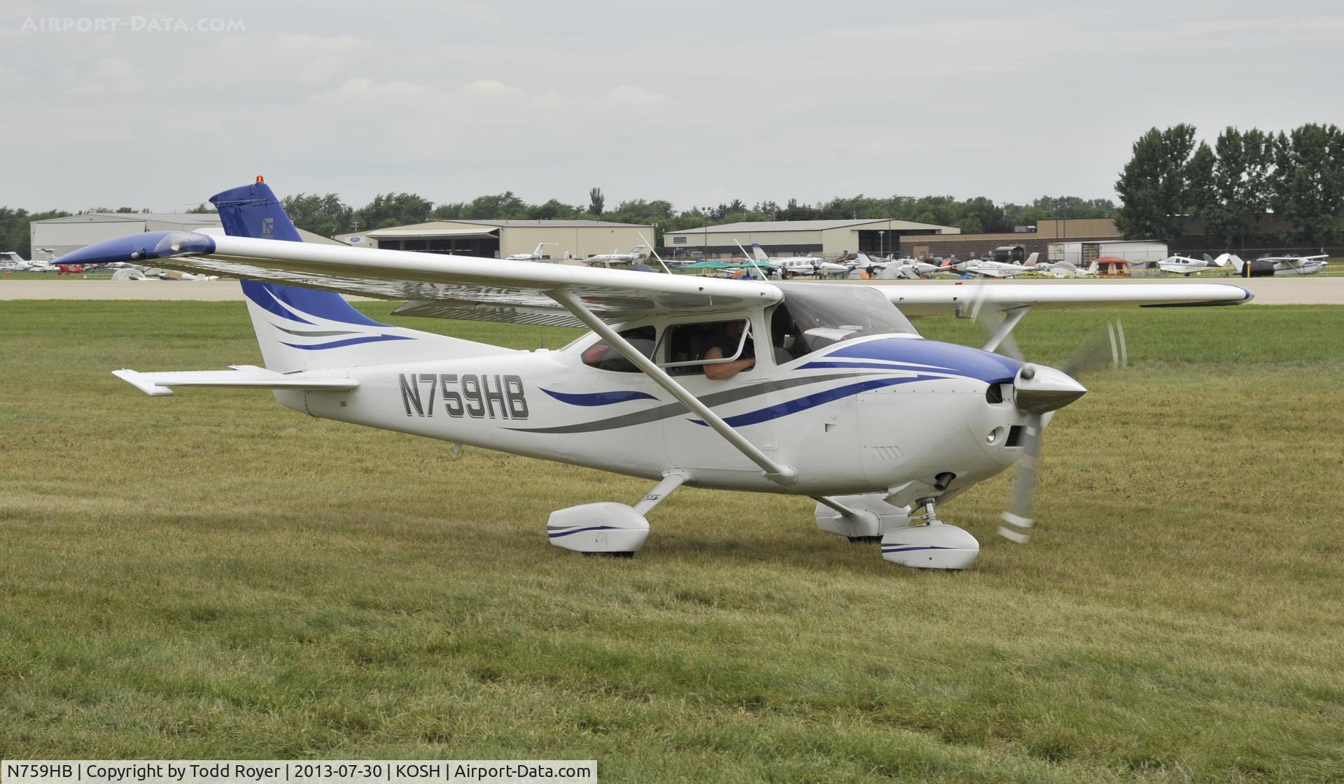 N759HB, 1977 Cessna 182Q Skylane C/N 18265997, Airventure 2013