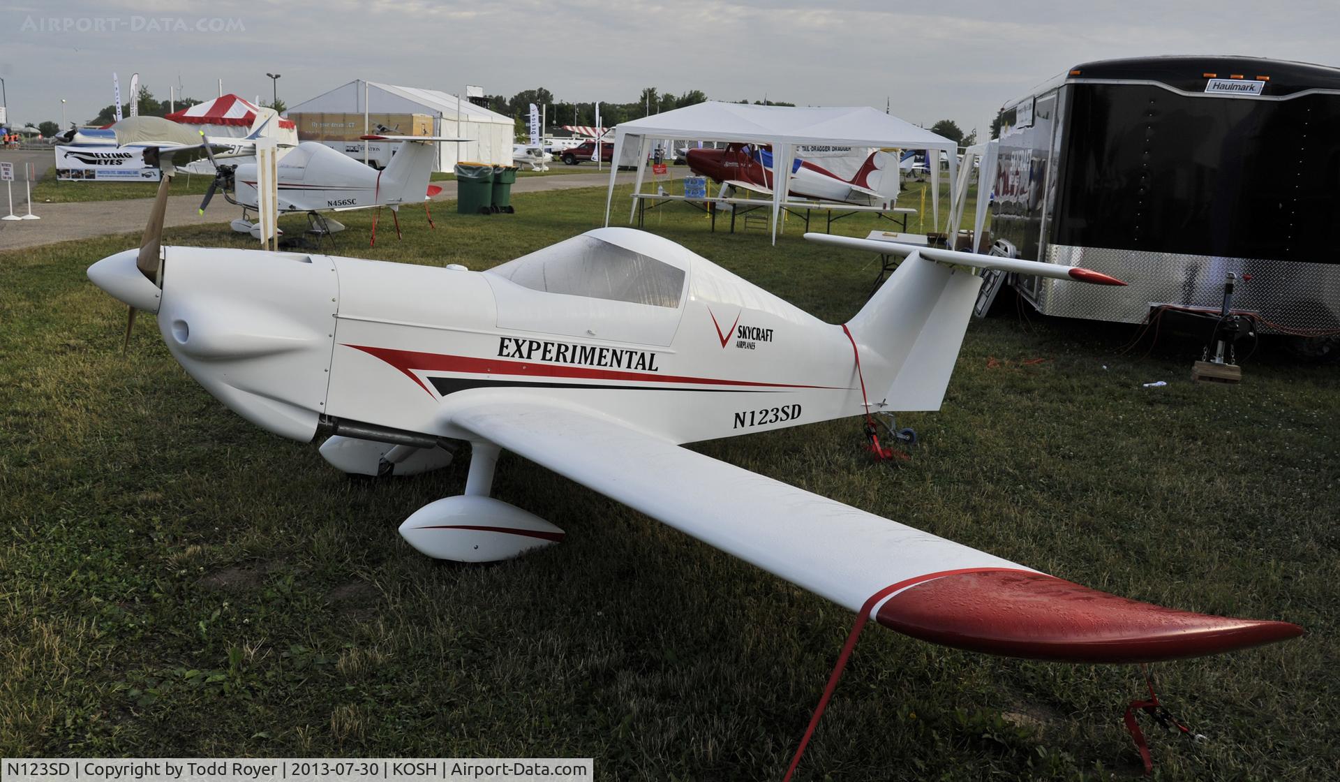 N123SD, 2013 Tyler Ives SD-1 TG C/N USA00103, Airventue 2013