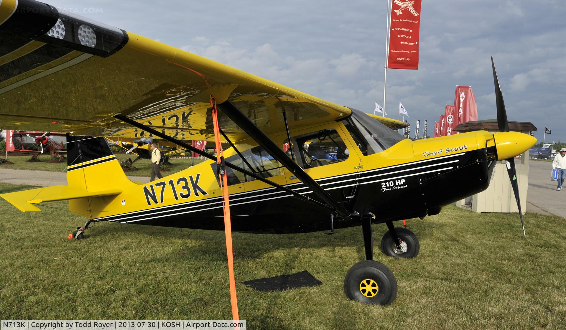 N713K, American Champion 8GCBC Scout C/N 559-2013, Airventure 2013