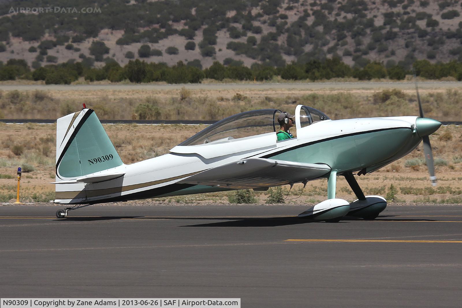 N90309, 2007 Vans RV-8 C/N 81049, At Santa Fe Municipal