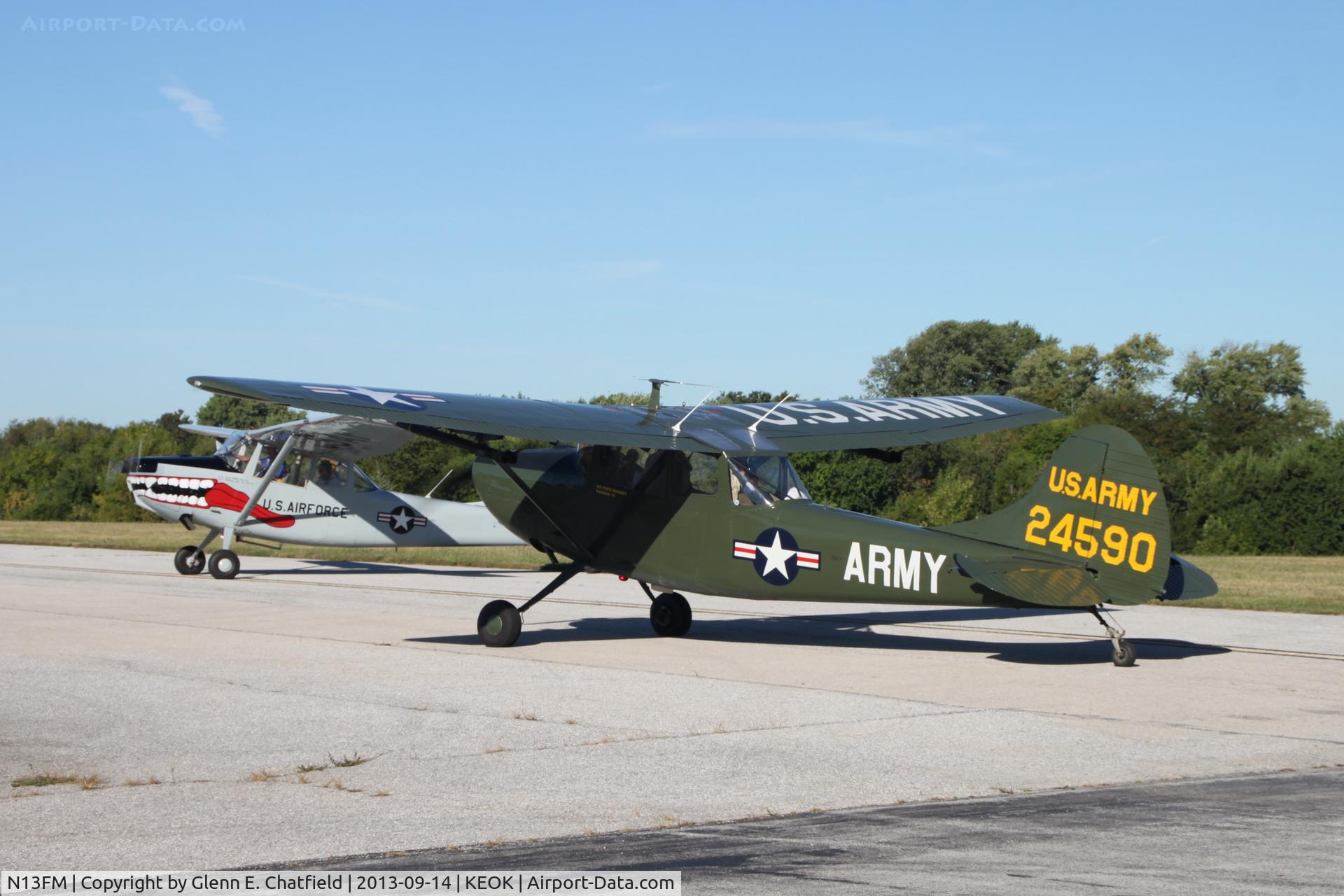 N13FM, 1957 Cessna L-19E Bird Dog C/N 24590, At the L-Bird Fly IN