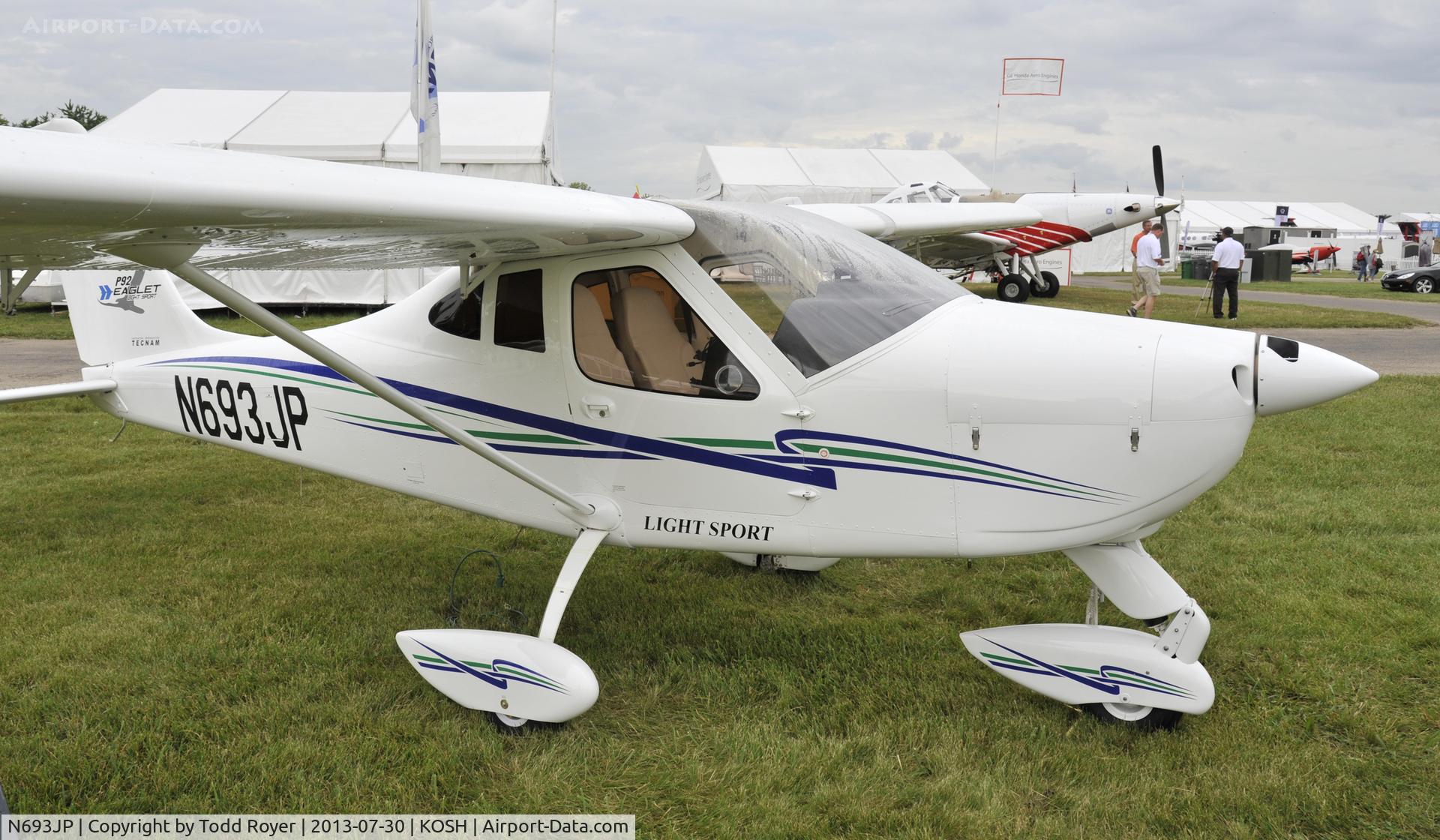 N693JP, 2012 Tecnam P-92 Eaglet C/N 1433, Airventure 2013