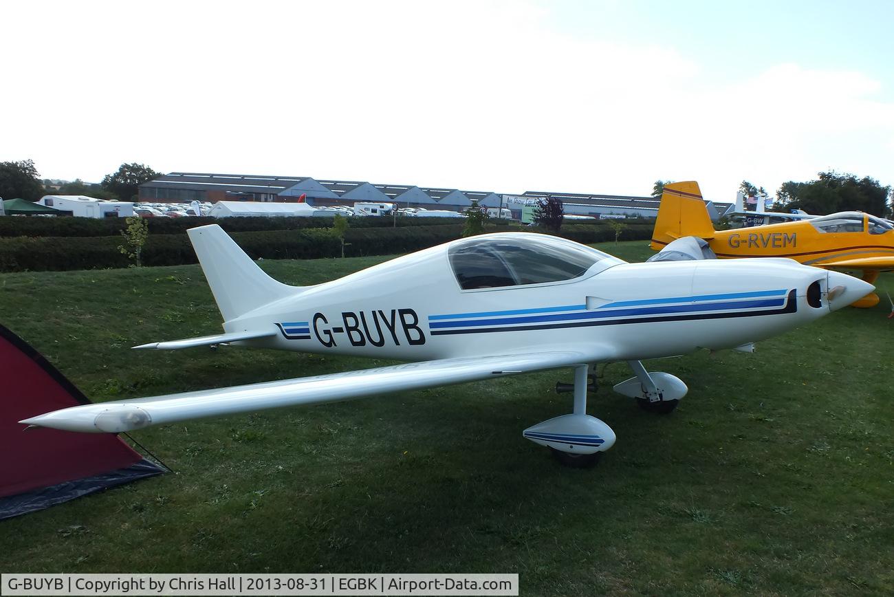 G-BUYB, 1994 Aero Designs Pulsar C/N PFA 202-12193, at the LAA Rally 2013, Sywell