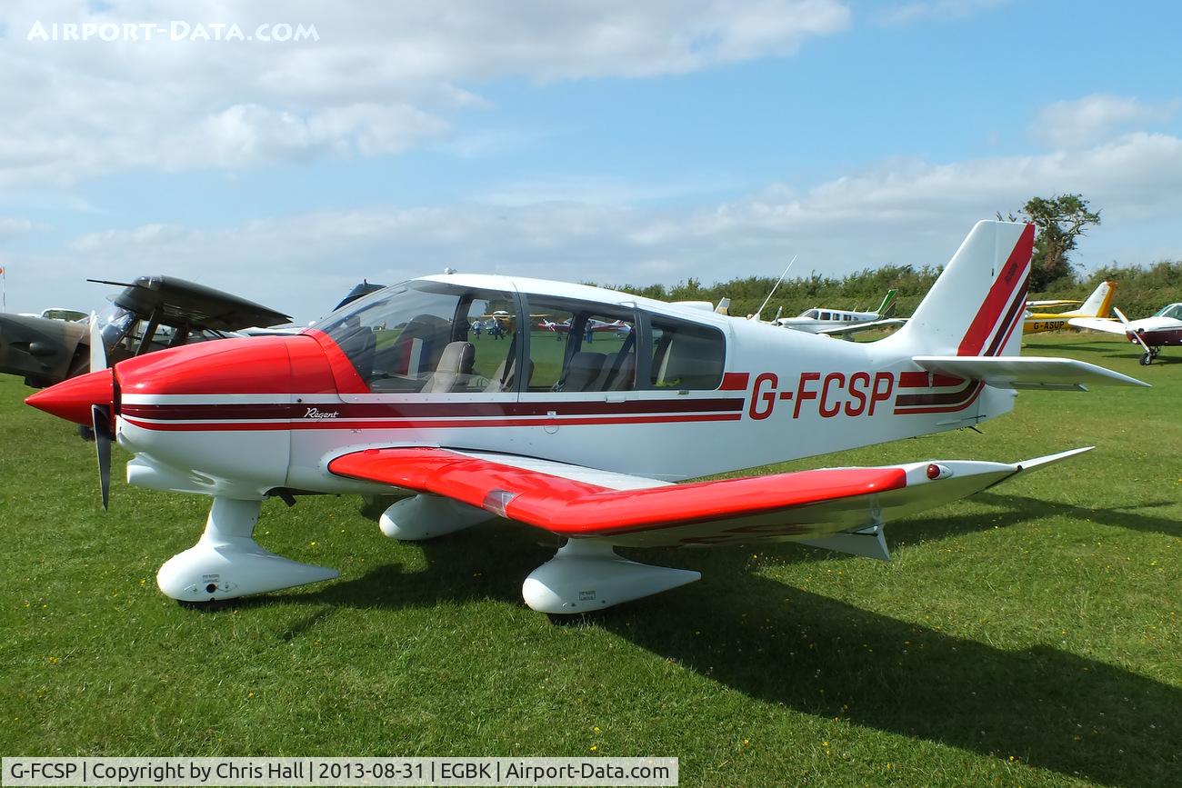 G-FCSP, 1990 Robin DR-400-180 Regent Regent C/N 2022, at the LAA Rally 2013, Sywell