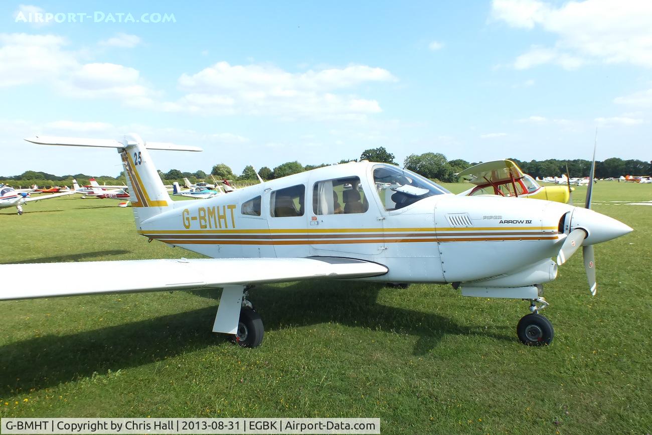 G-BMHT, 1981 Piper PA-28RT-201T Turbo Arrow IV C/N 28R-8231010, at the LAA Rally 2013, Sywell