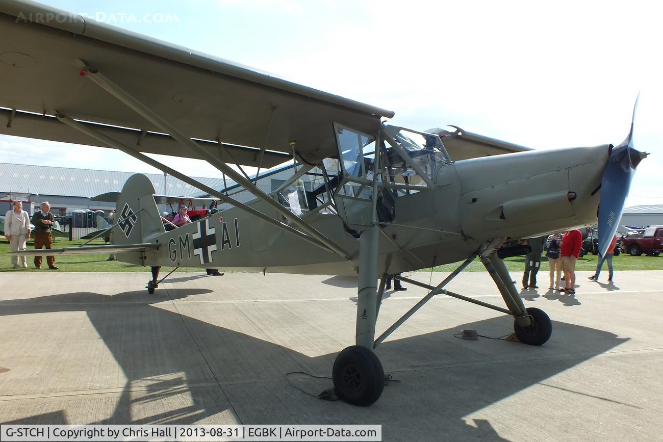 G-STCH, 1942 Fieseler Fi-156A-1 Storch C/N 2088, at the LAA Rally 2013, Sywell