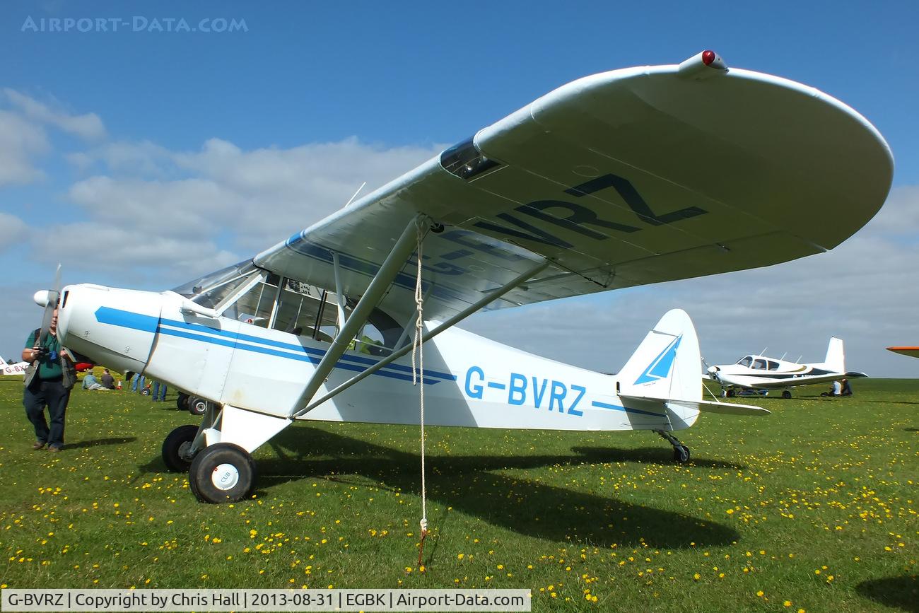 G-BVRZ, 1954 Piper L-18C Super Cub (PA-18-95) C/N 18-3381, at the LAA Rally 2013, Sywell