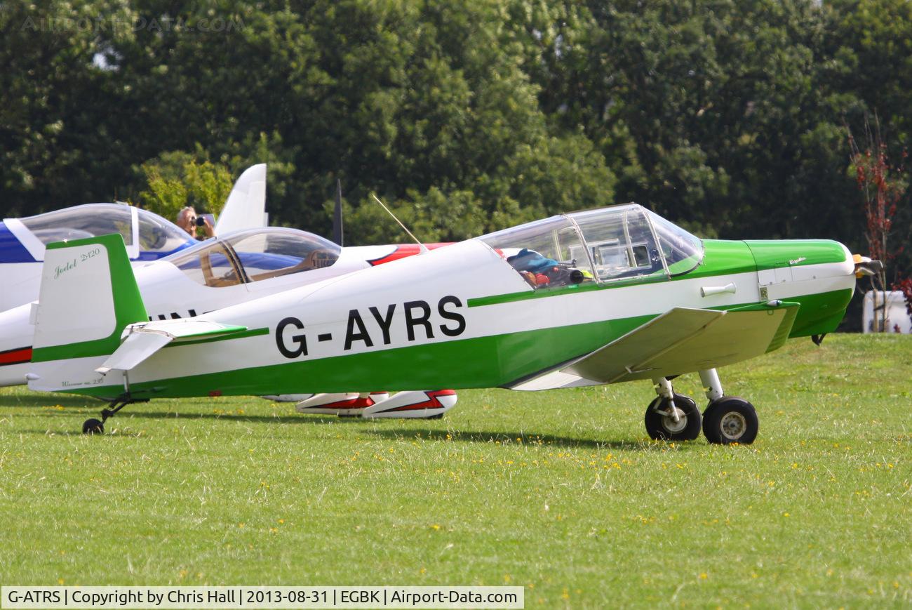 G-ATRS, 1966 Piper PA-28-140 Cherokee C/N 28-21913, at the LAA Rally 2013, Sywell