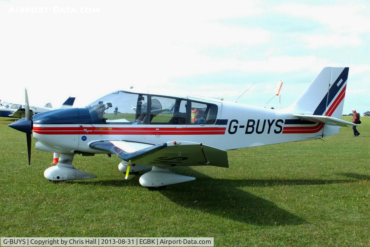 G-BUYS, 1993 Robin DR-400-180 Regent Regent C/N 2197, at the LAA Rally 2013, Sywell