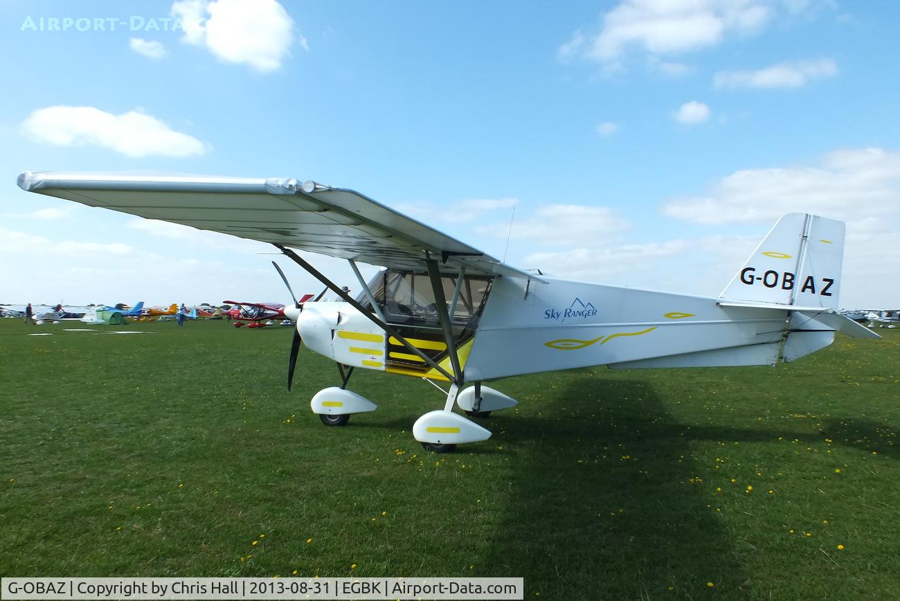 G-OBAZ, 2003 Best Off Skyranger 912(2) C/N BMAA/HB/322, at the LAA Rally 2013, Sywell