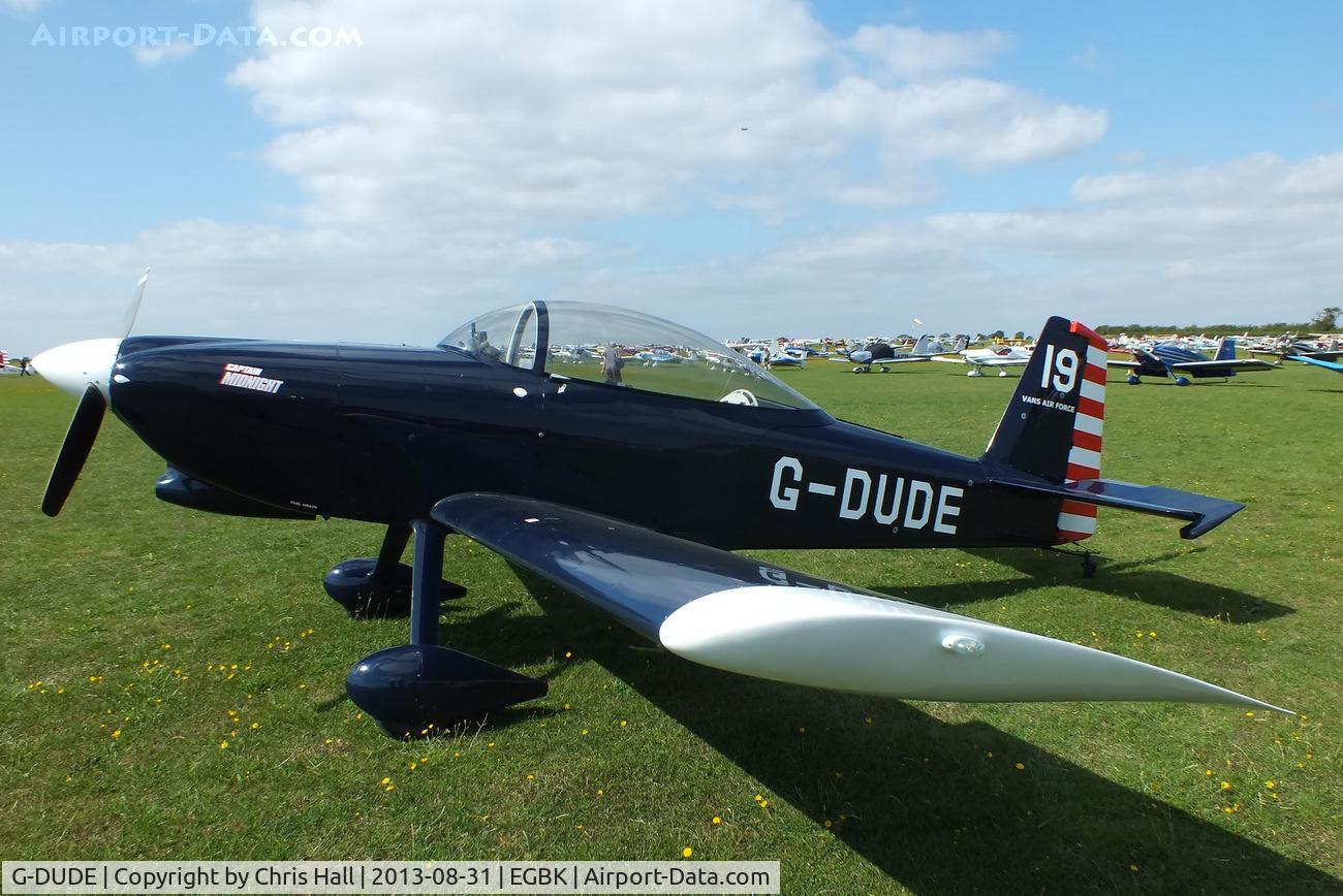 G-DUDE, 2004 Vans RV-8 C/N PFA 303-13246, at the LAA Rally 2013, Sywell