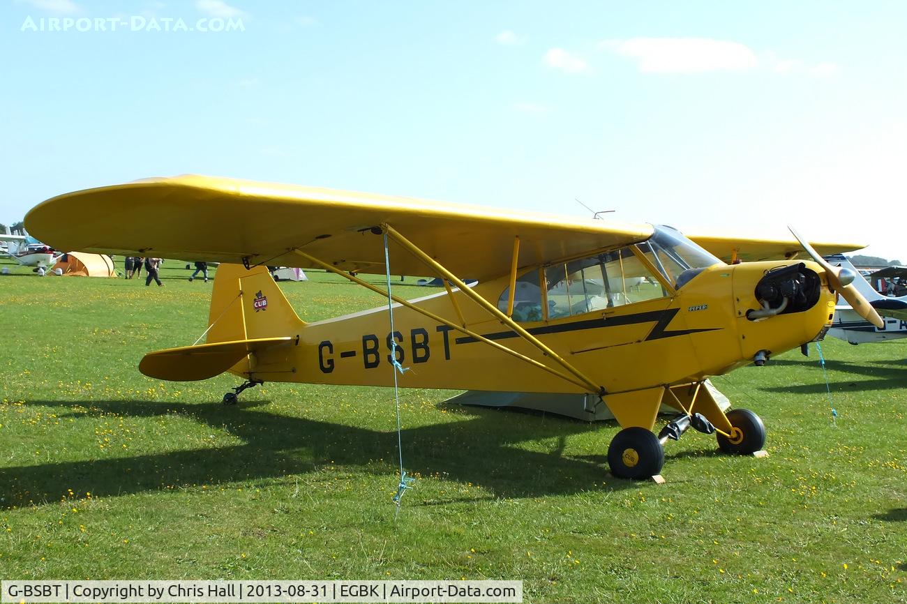 G-BSBT, 1946 Piper J3C-65 Cub Cub C/N 17712, at the LAA Rally 2013, Sywell