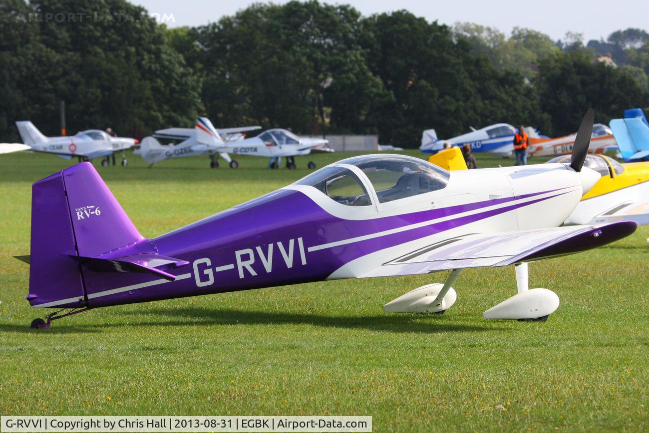 G-RVVI, 2000 Vans RV-6 C/N PFA 181-12418, at the LAA Rally 2013, Sywell