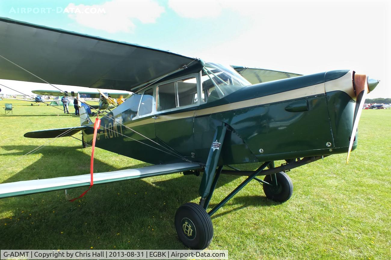 G-ADMT, 1936 De Havilland DH.87B Hornet Moth C/N 8093, at the LAA Rally 2013, Sywell