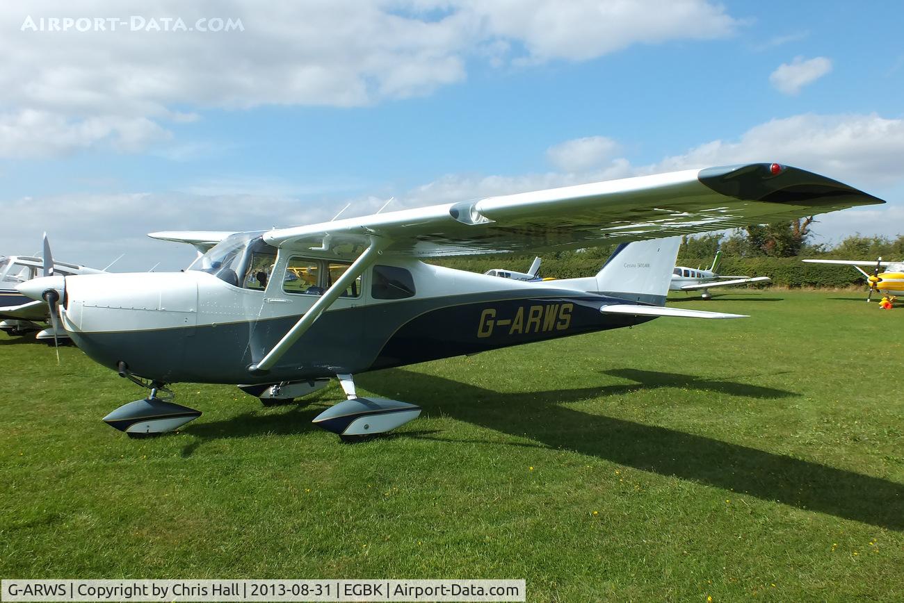 G-ARWS, 1962 Cessna 175C Skylark C/N 17557102, at the LAA Rally 2013, Sywell