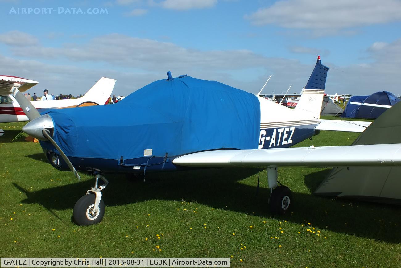 G-ATEZ, 1965 Piper PA-28-140 Cherokee C/N 28-21044, at the LAA Rally 2013, Sywell