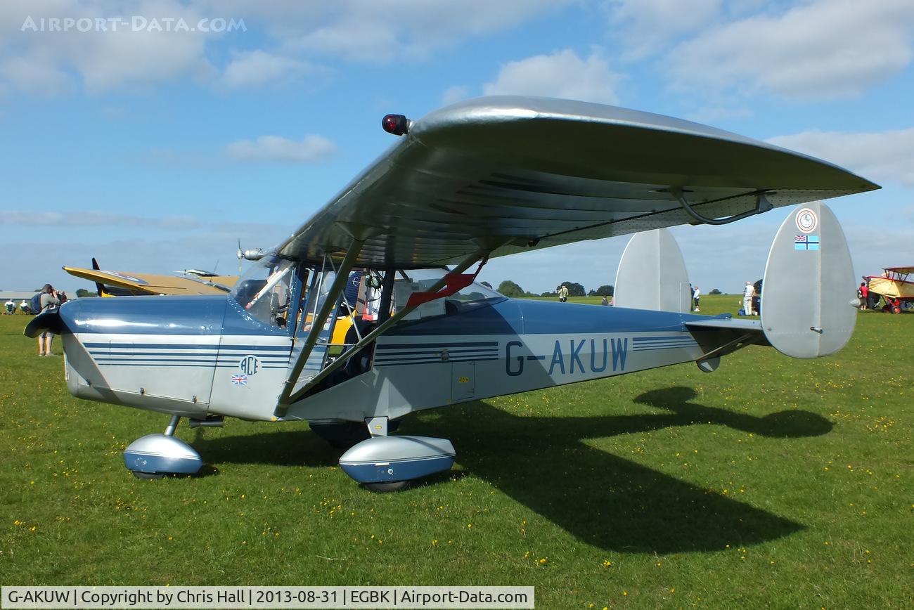 G-AKUW, 1948 Chrislea CH-3 Super Ace 2 C/N 105, at the LAA Rally 2013, Sywell