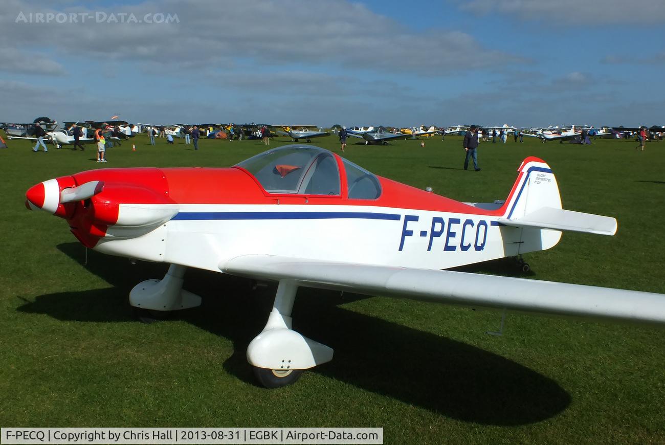 F-PECQ, Nicollier HN-434 Super Menestrel C/N 02, at the LAA Rally 2013, Sywell