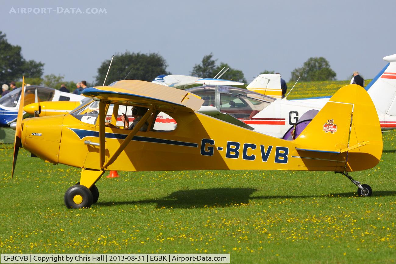 G-BCVB, 1949 Piper PA-17 Vagabond C/N 17-190, at the LAA Rally 2013, Sywell
