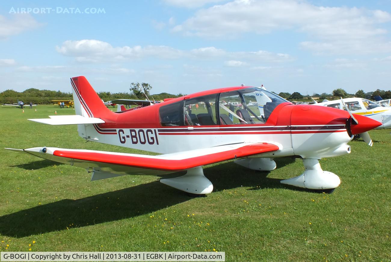 G-BOGI, 1988 Robin DR-400-180 Regent Regent C/N 1821, at the LAA Rally 2013, Sywell