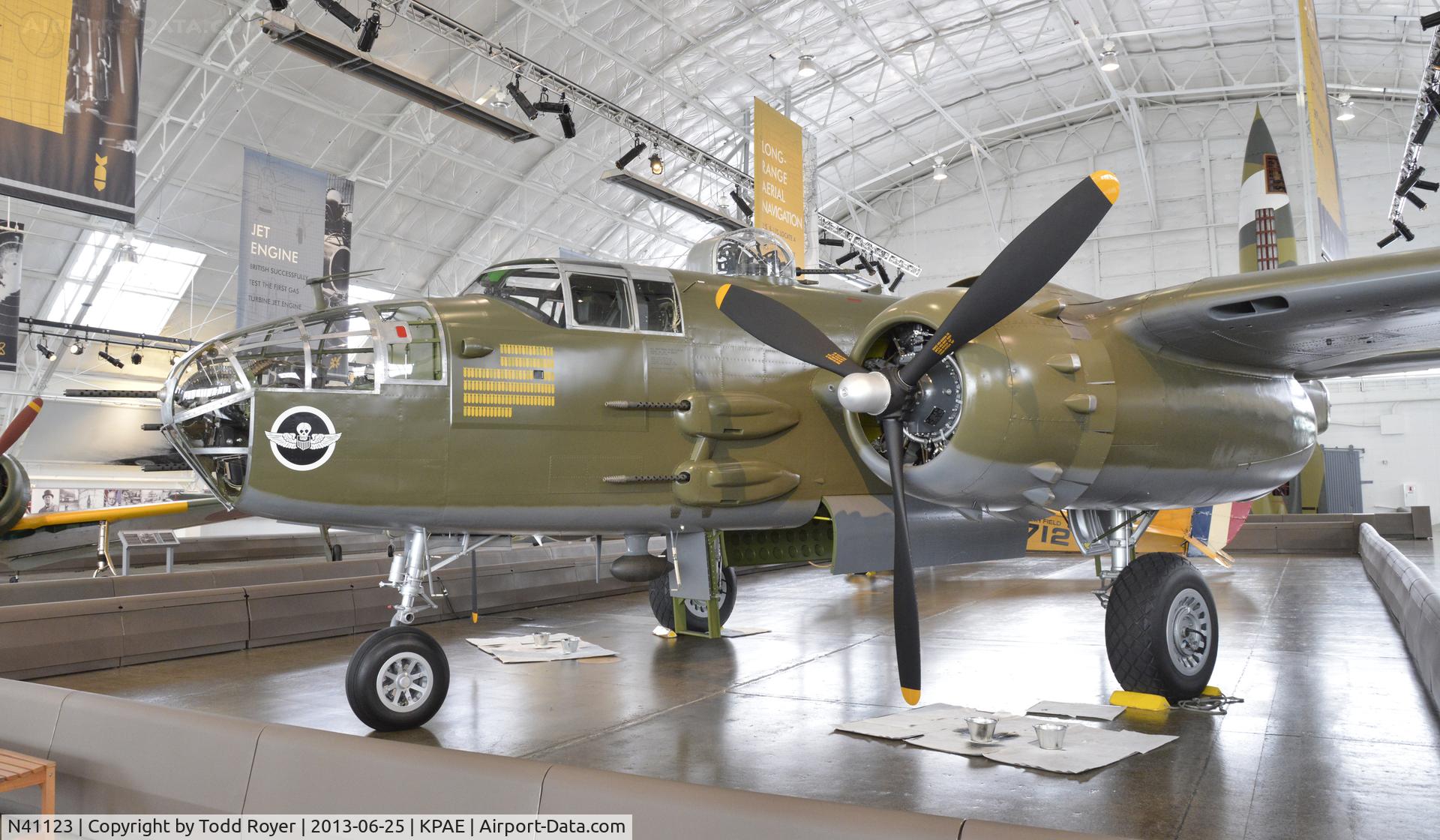 N41123, 1944 North American B-25J Mitchell Mitchell C/N 108-33529, Part of the Flying Heritage Collection